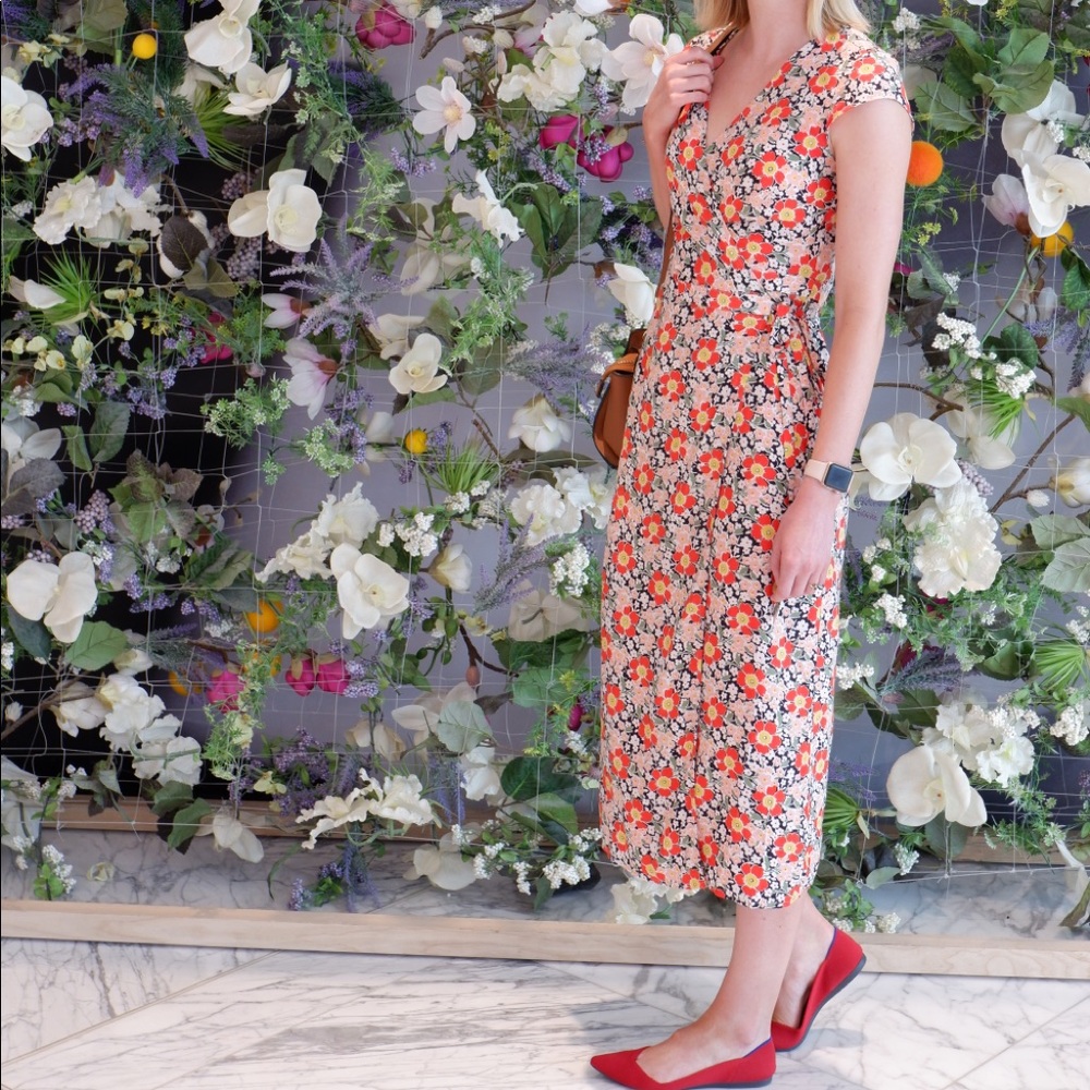 Jcrew wrap dress